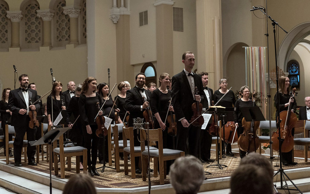 Submitted Photo - The Mankato Symphony Orchestra's performance of Handel's Messiah at the Good Counsel chapel in 2019