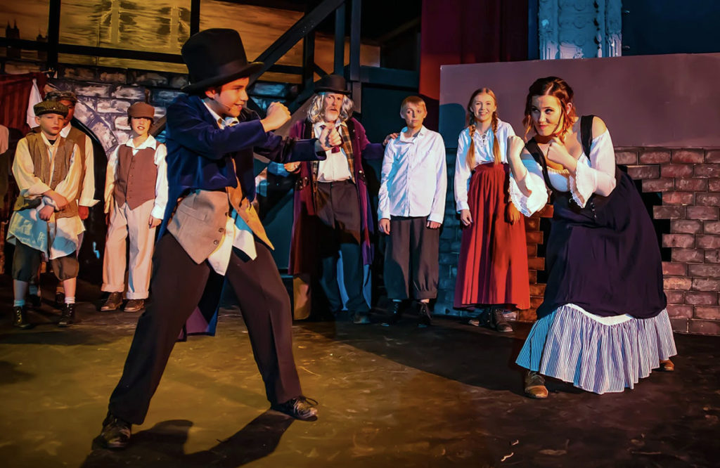 Submitted Image - A shot from the Merely Players Community Theatre production of Oliver.