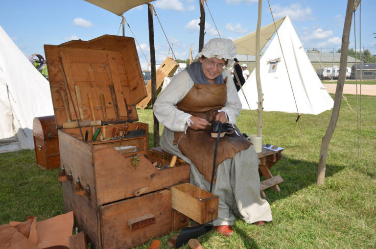 Submitted Photo - Pegeen Rozeske in her role as historical reenacter