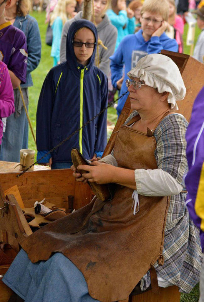 Submitted Photo - Pegeen Rozeske in her role as historical reenacter