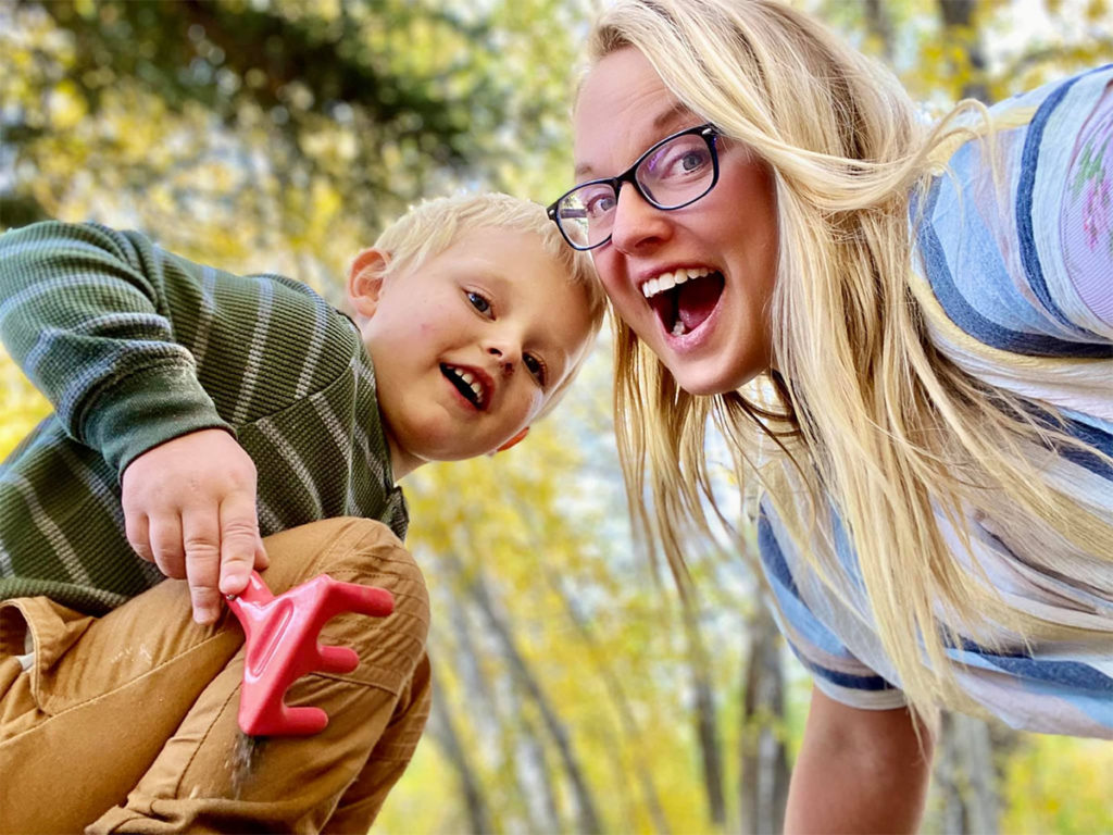 Photo by Dinah Dinah Langsjøen - Dinah and her son, Torin Moore