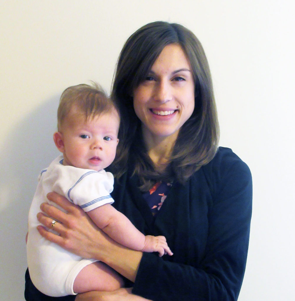 Photo by Matt Roiger - Katie and her new son, Jack