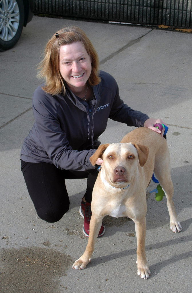 Photo by Don Lipps - Key City Kennel Club Basic Obedience class attendees Kristee Richards and Mae