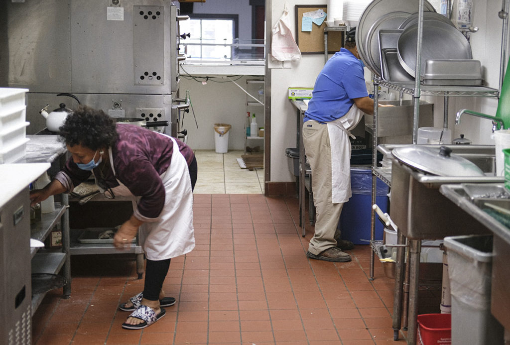 Photo by Casey Ek - Akberet, who resides in Brooklyn Park is phasing into a management role at the restaurant. The family has goals of expanding in the near future and plans to standardize Hensta’s recipes for perspective employees.