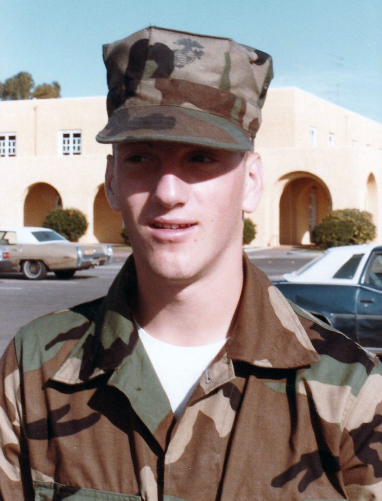 Submitted Photo - Bradley Webb shortly after he graduated from Marine Corps recruit training.
