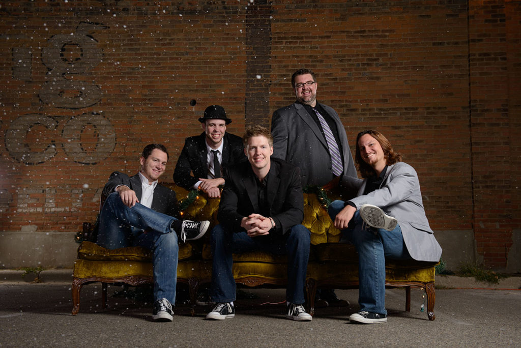 Photo by Daniel Dinsmore Photography - Home Free Christmas tour promo photo.