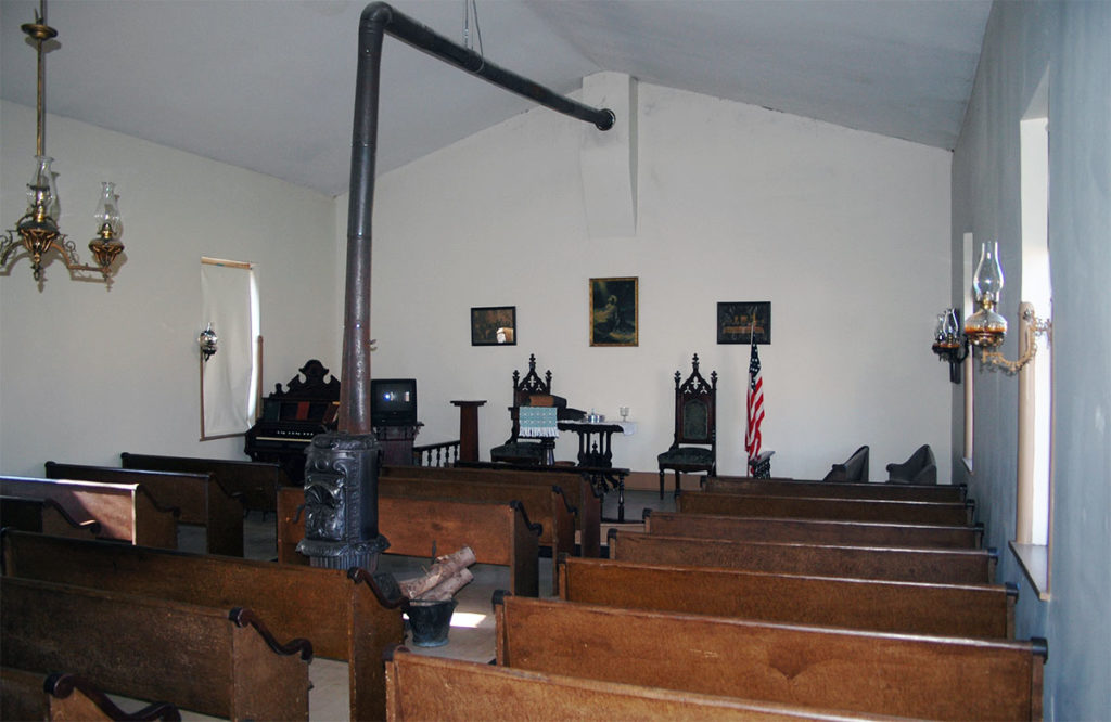 Photo by Don Lipps - Interior of the Ottawa Little Stone Church