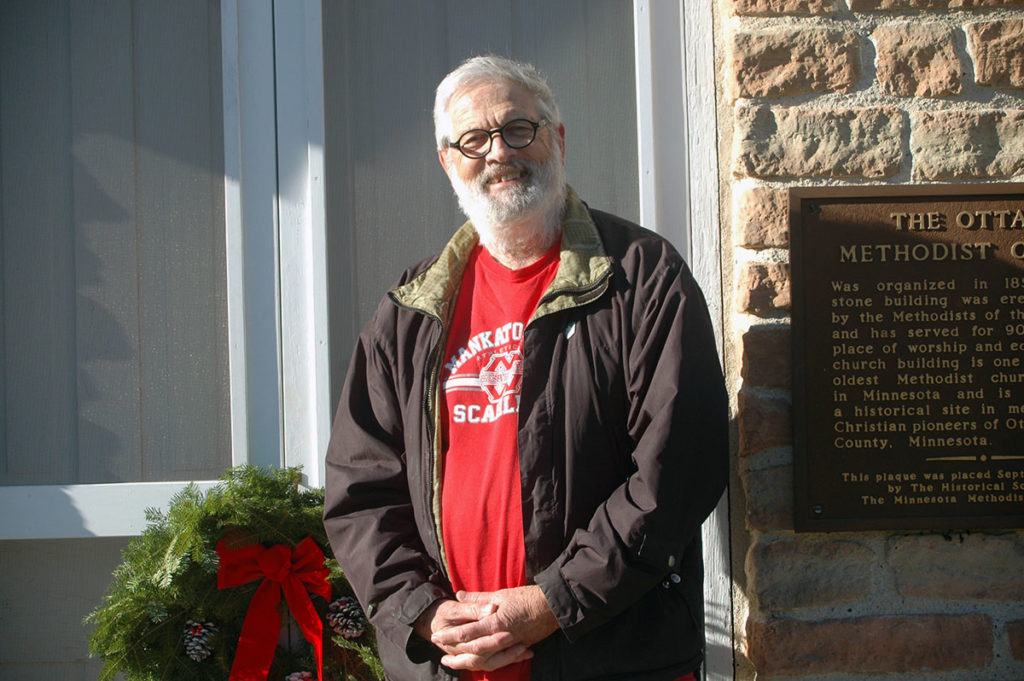 Photo by Don Lipps - Dean Pettis - Vice President LeSueur County Historical Society