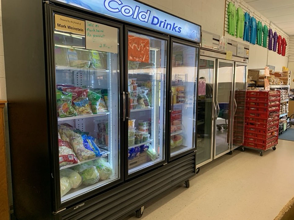 Submitted Photo - Refrigerated goods at ECHO Food Shelf