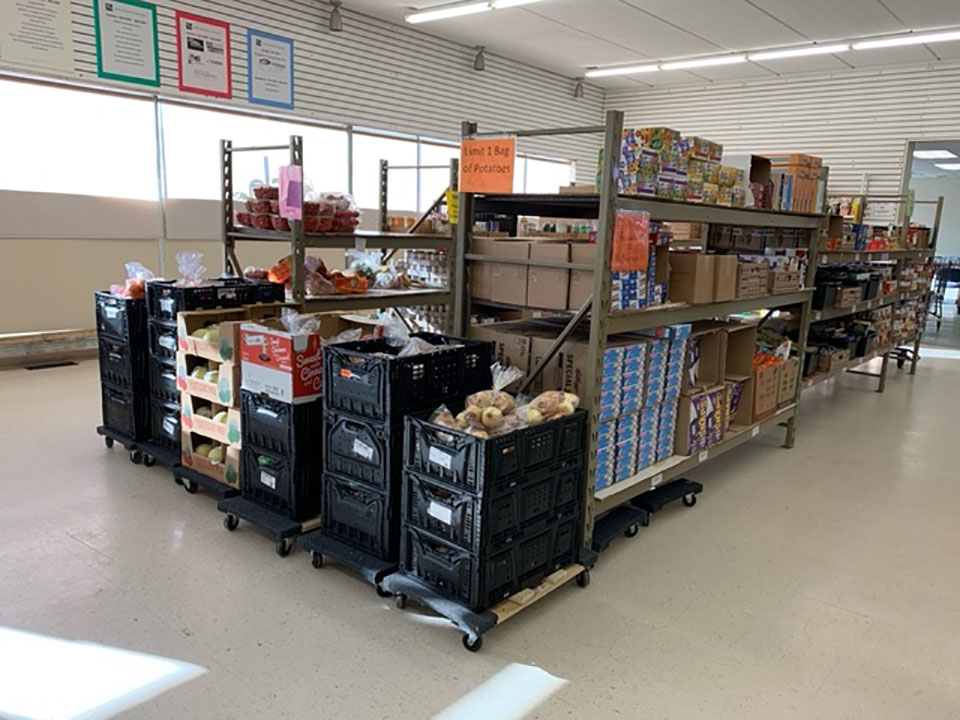Submitted Photo - Fruit, vegetables, dried, and canned goods at ECHO Food Shelf