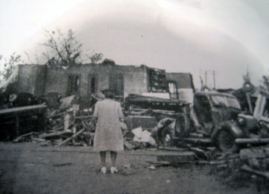 Submitted Photo - Aftermath of the 1946 Mankato tornado