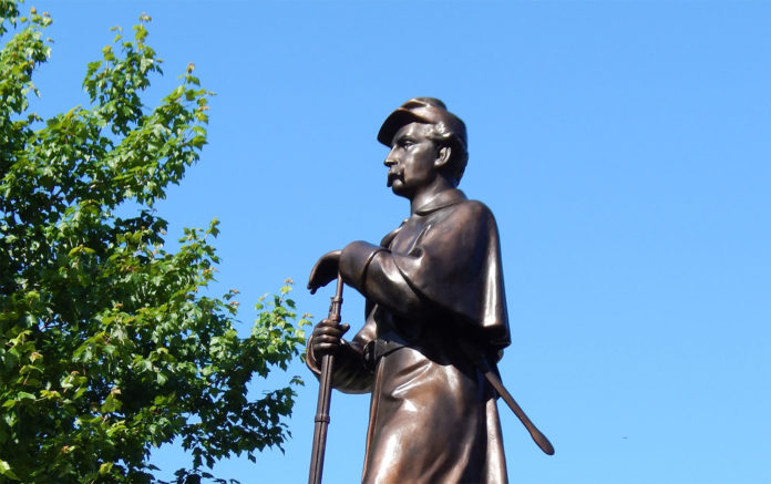 Submitted Photo - Boy in Blue statue