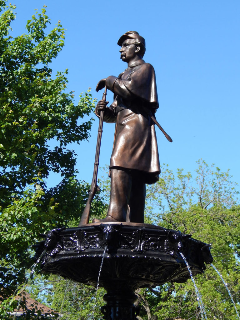 Submitted Photo - Boy in Blue statue