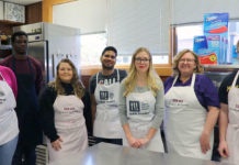 Submitted Photo - Volunteers at work in MSU Mankato's Campus Kitchen