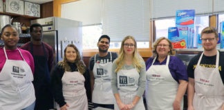 Submitted Photo - Volunteers at work in MSU Mankato's Campus Kitchen