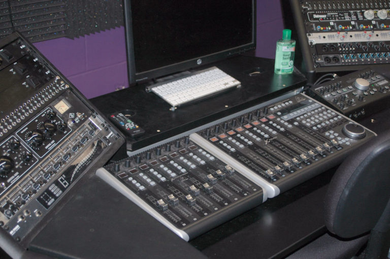 Photo by Don Lipps - MavHouse Records control console
