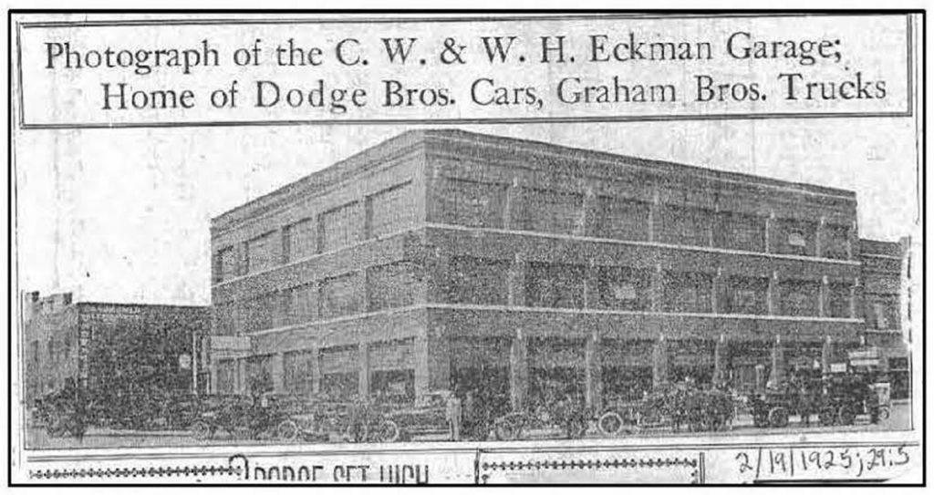 Submitted Image - Eckman Garage - 121 East Main St., Mankato