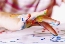 Finger painting