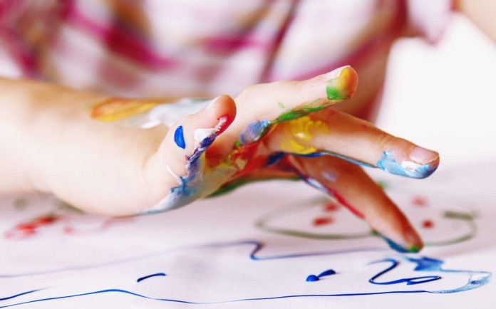 Finger painting