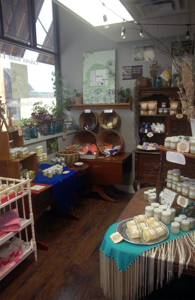 Photo by Don Lipps - Interior of Lakota Made's new store