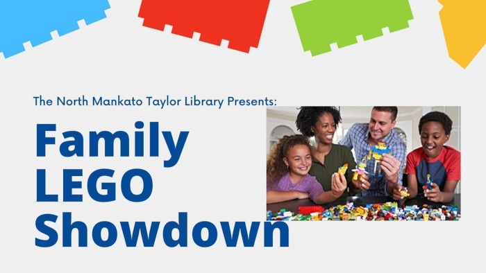 North Mankato Taylor Library | Family LEGO Showdown
