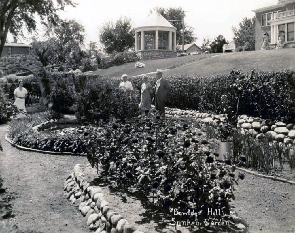 Submitted Image - The Schmidt house was surrounded by spacious 1 ½ acre grounds and gardens. It became known as "Bowdler Hill" after the many rocks found in the area.