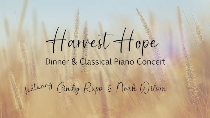 Messiah Lutheran Church | Harvest Hope- Dinner and Classical Piano Concert