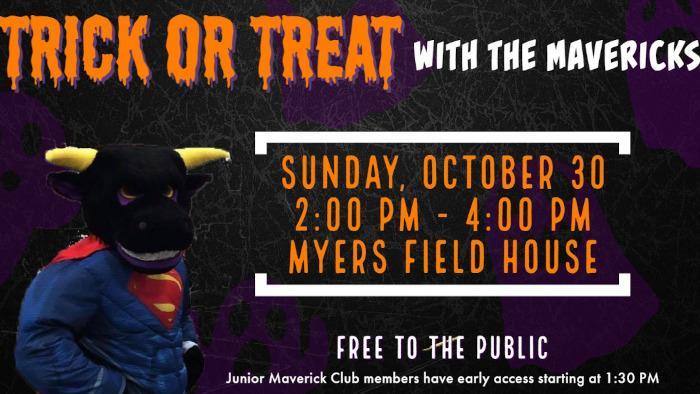Myers Field House | Trick-Or-Treat With The Mavericks
